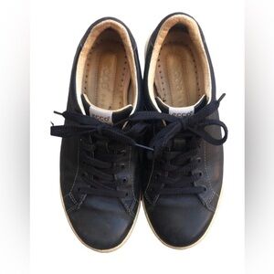 Mens Ecco Navy Leather Hybrid Lace Up US SZ 7  EU 40